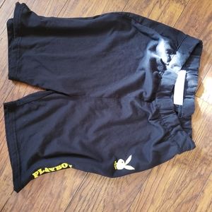 Missguided playboy biker shorts